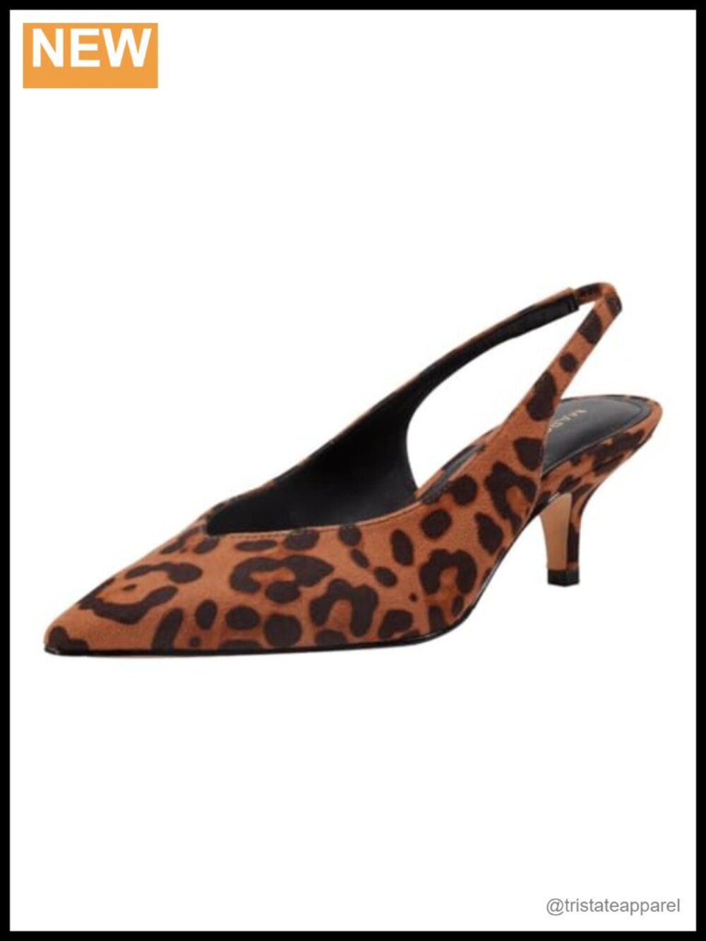 Pointy Toe Slingback Kitten Heel Faux Suede Dress Pumps